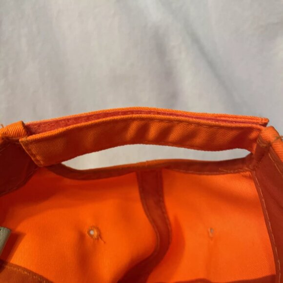 OC Outdoor Cap Plain Orange Strapback Hat Cap Adjustable Hunting Baseball cbar99 - Picture 10 of 11